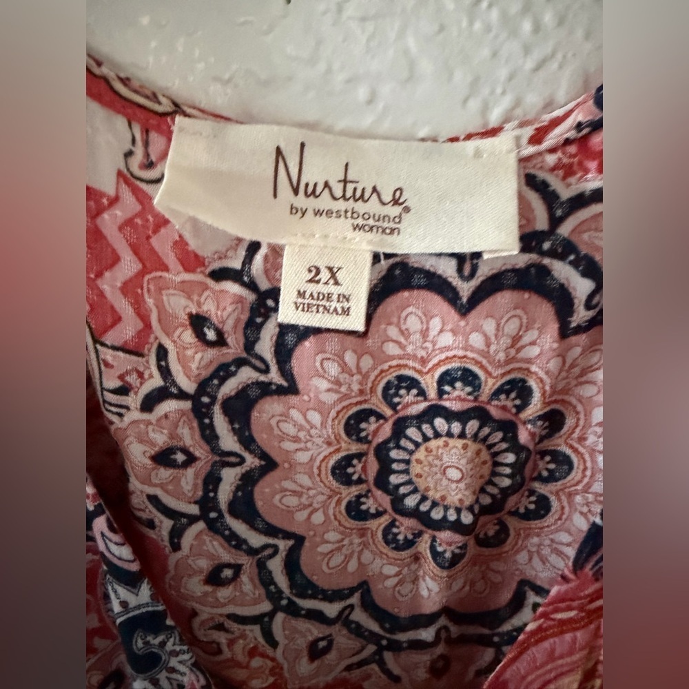 Nurture By Westbound Chic Floral Midi Dress in Size-2X - Picture 11 of 11